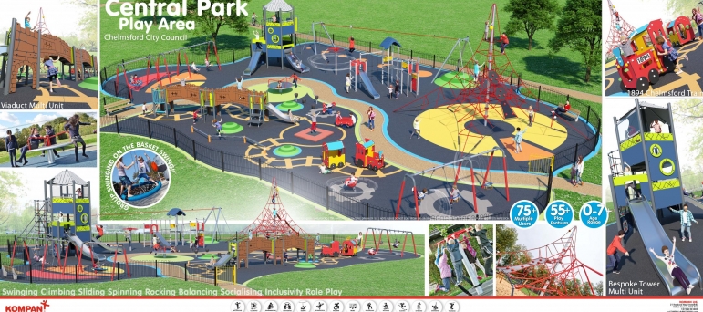 new play area in Central Park